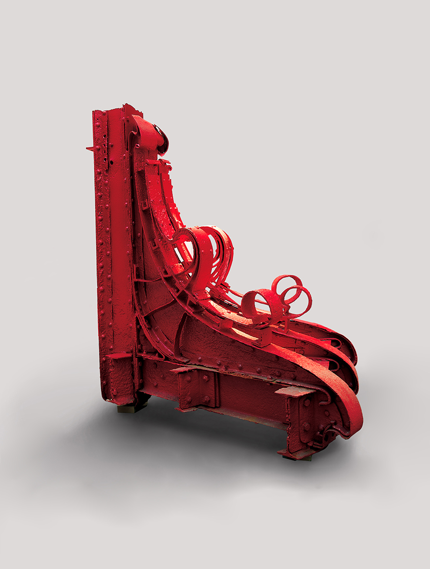 Console van de voorgevel van het Volkshuis van Victor Horta - Design Museum Gent