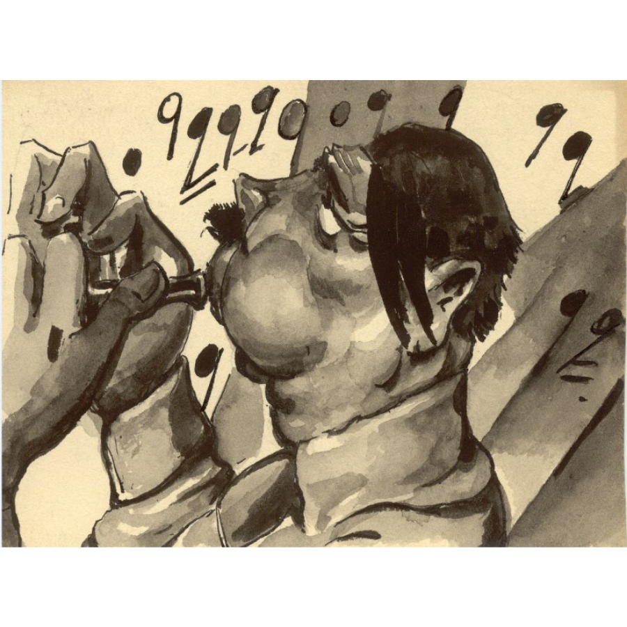 Cartoon van Frits Van den Berghe - De marsch van Adolf Hitler