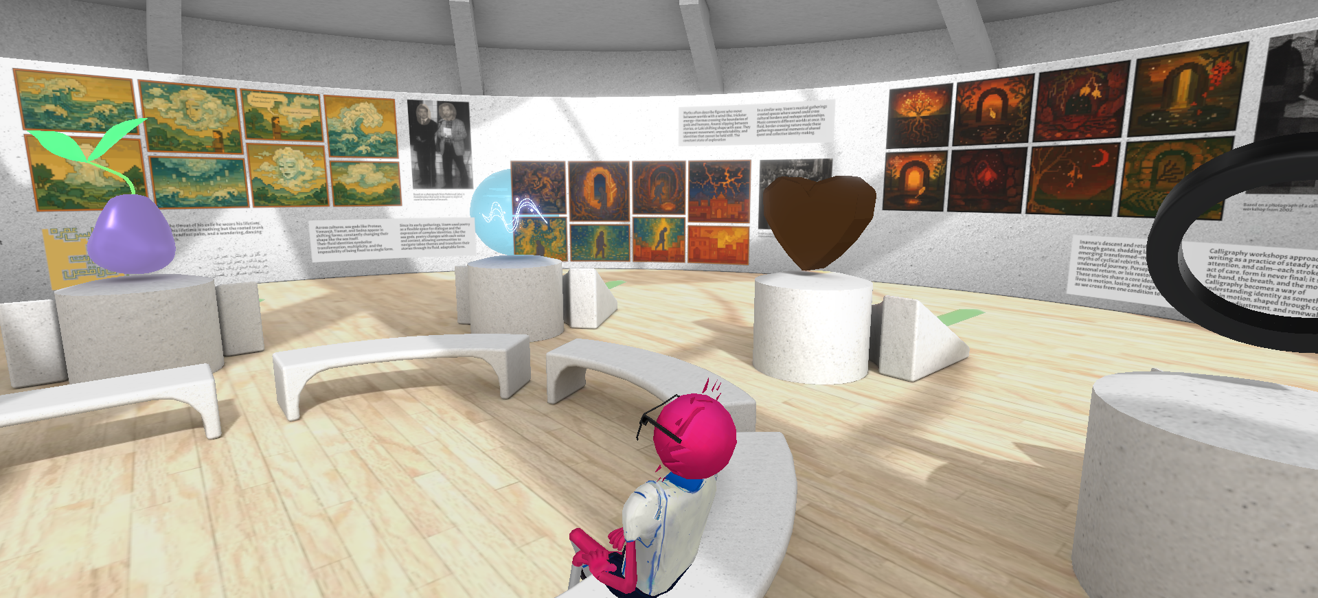 Avatar bezoekt virtueel museum Digidaar